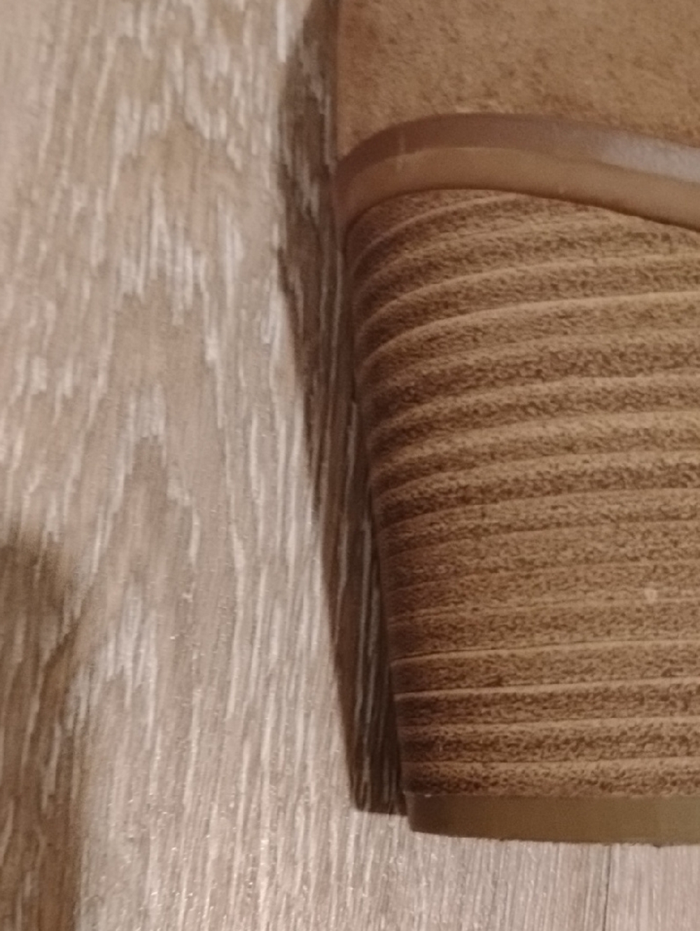 Universal Thread Tan Suede Over-the-Knee Block Heel Boots - Picture 4 of 9